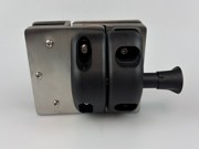 Glass to Glass Pool Fence Latch Satin Satinless Steel
